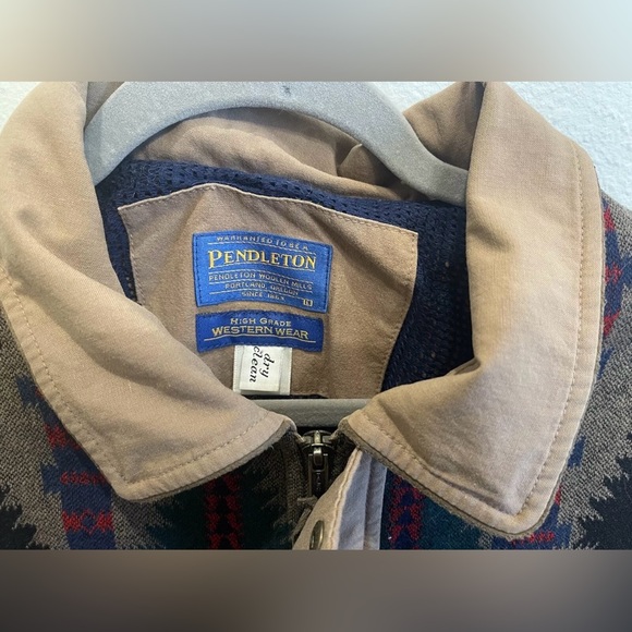 Vintage Men’s Pendleton High Grade Western Wear Ranch Zip Up Jacket Large - Picture 3 of 7